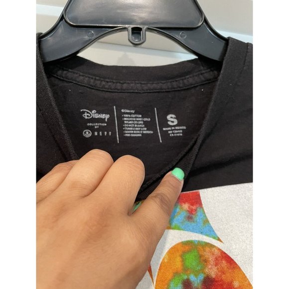 MENS NEFF DISNEY COLLECTION MICKEY MOUSE BLACK T-SHIRT SIZE S - Picture 3 of 5